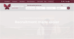Desktop Screenshot of bramptonrecruitment.co.uk