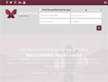 Tablet Screenshot of bramptonrecruitment.co.uk